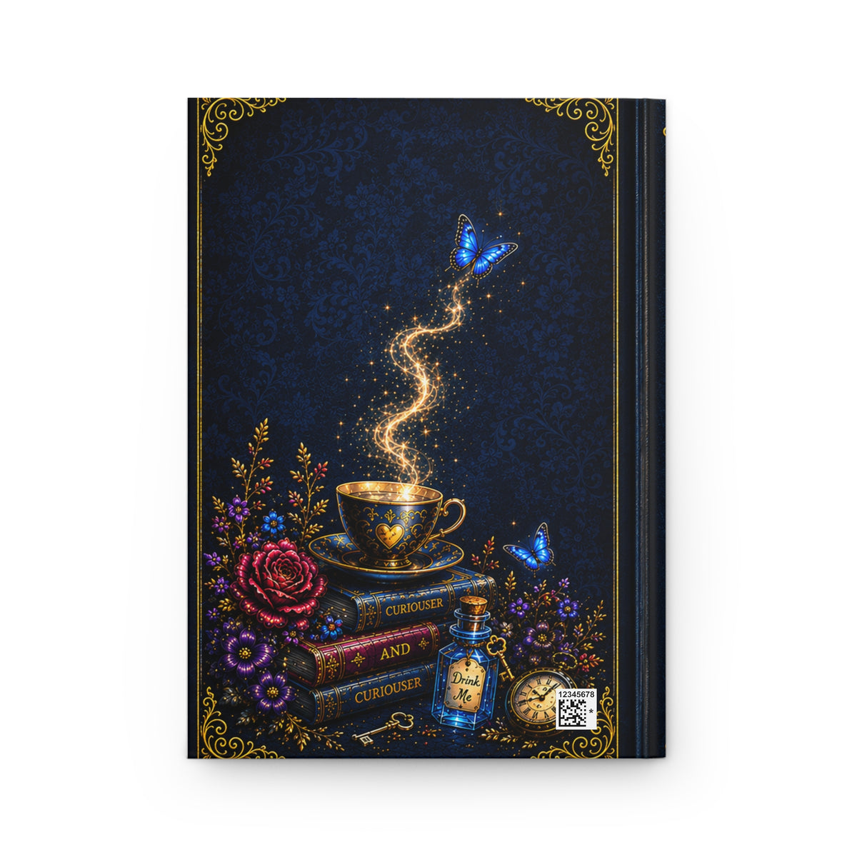 We Are All Mad Here Journal Hardcover | Alice in Wonderland Notebook