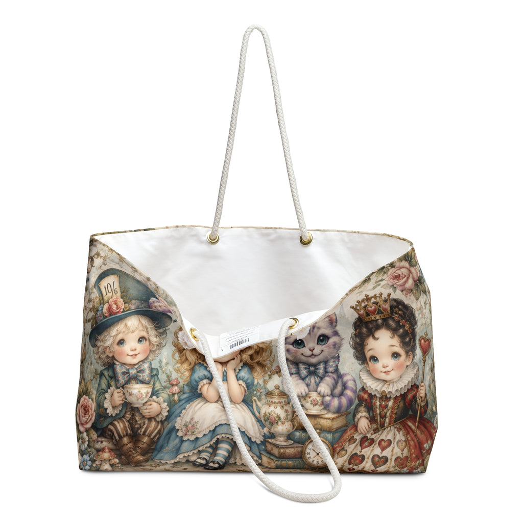Little Wonderland Weekender Bag | vintage storybook illustration