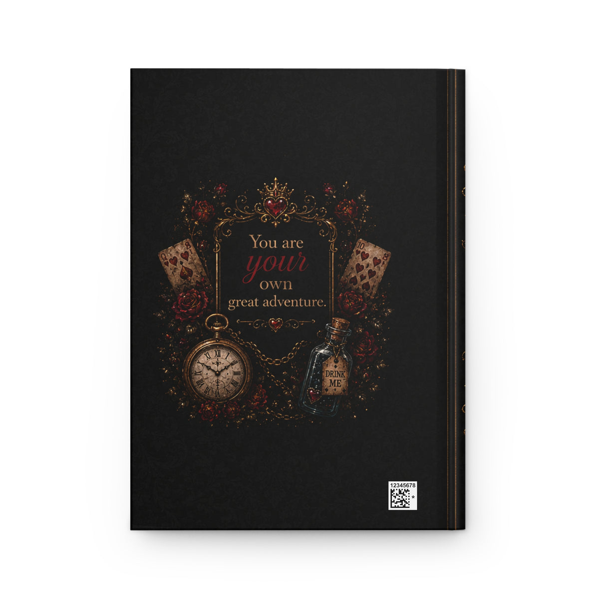 Alice in Wonderland Queen of Hearts Journal | Hardcover Matte