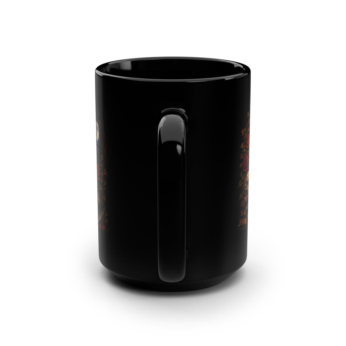 The Passive Aggressive Raven mug | Black 15oz ceramic