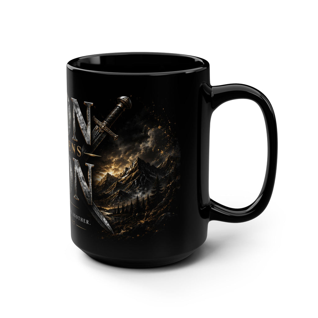 Iron Sharpens Iron Mug | Proverbs 27:17 Scripture Coffee Cup