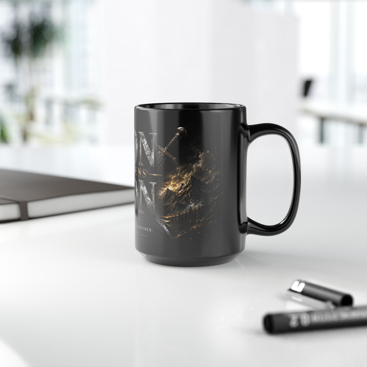 Iron Sharpens Iron Mug | Proverbs 27:17 Scripture Coffee Cup