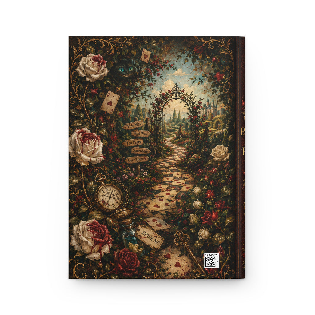 Alice in Wonderland Roses Journal Hardcover
