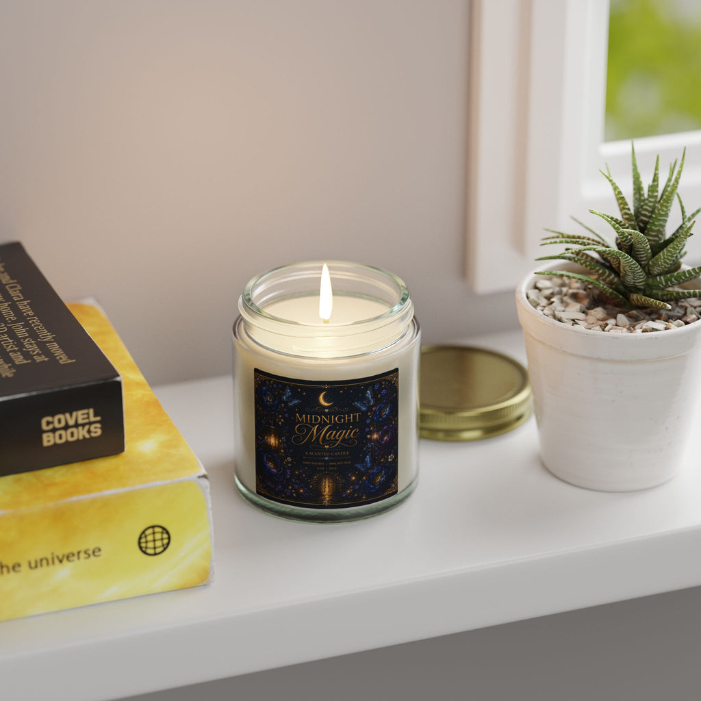 Midnight Magic Coconut Apricot Candle | 4oz 9oz Soy-Blend Jar