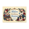 Welcome to Our Wedding Wonderland Canvas