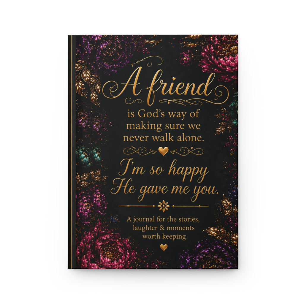 A Friend is God's Way Saying I'm So Happy He Gave Me You Journal Hardcover