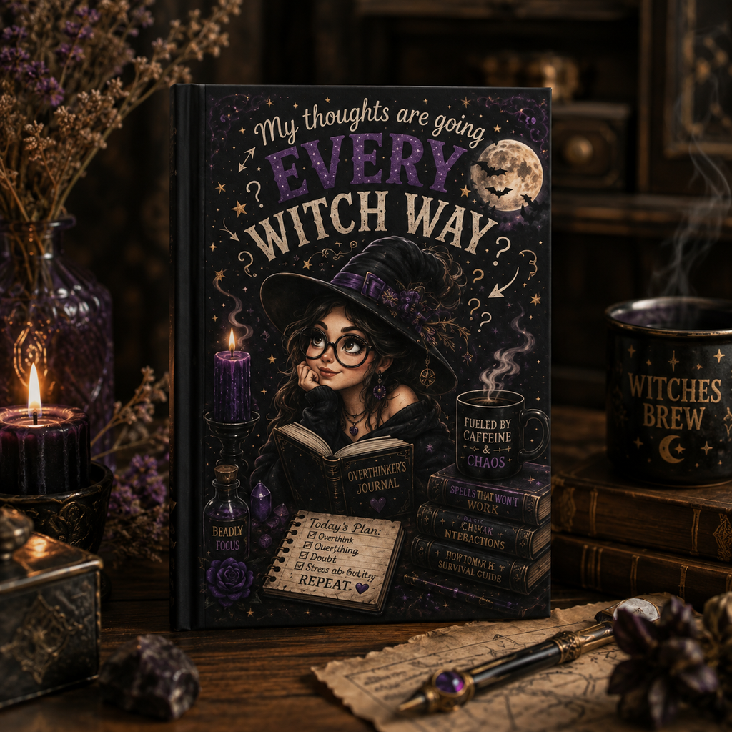 My Thoughts Are Going Every Witch Way journal Hardcover