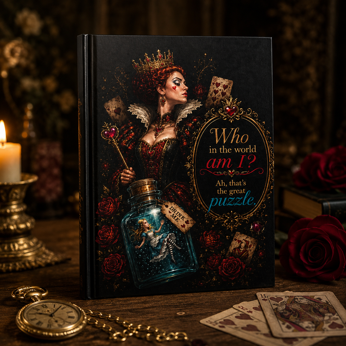 Alice in Wonderland Queen of Hearts Journal | Hardcover Matte
