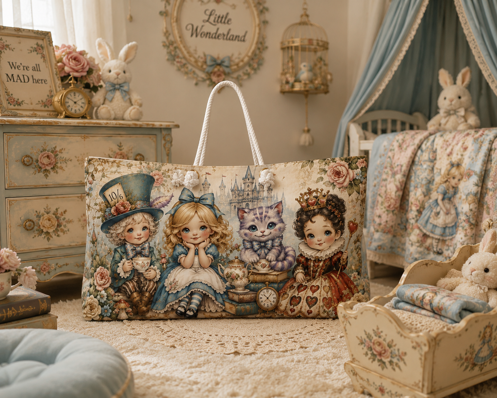 Little Wonderland Weekender Bag | vintage storybook illustration