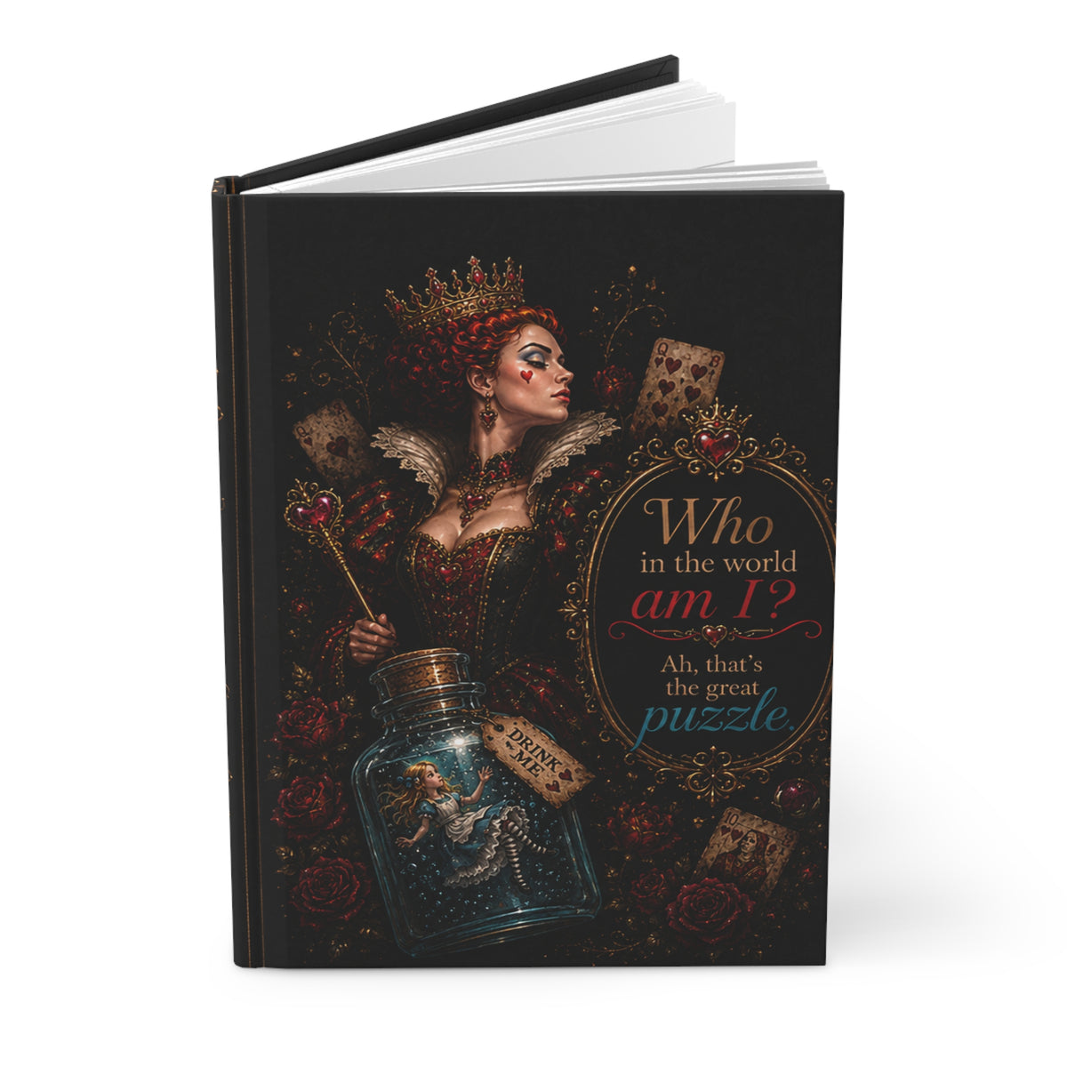 Alice in Wonderland Queen of Hearts Journal | Hardcover Matte