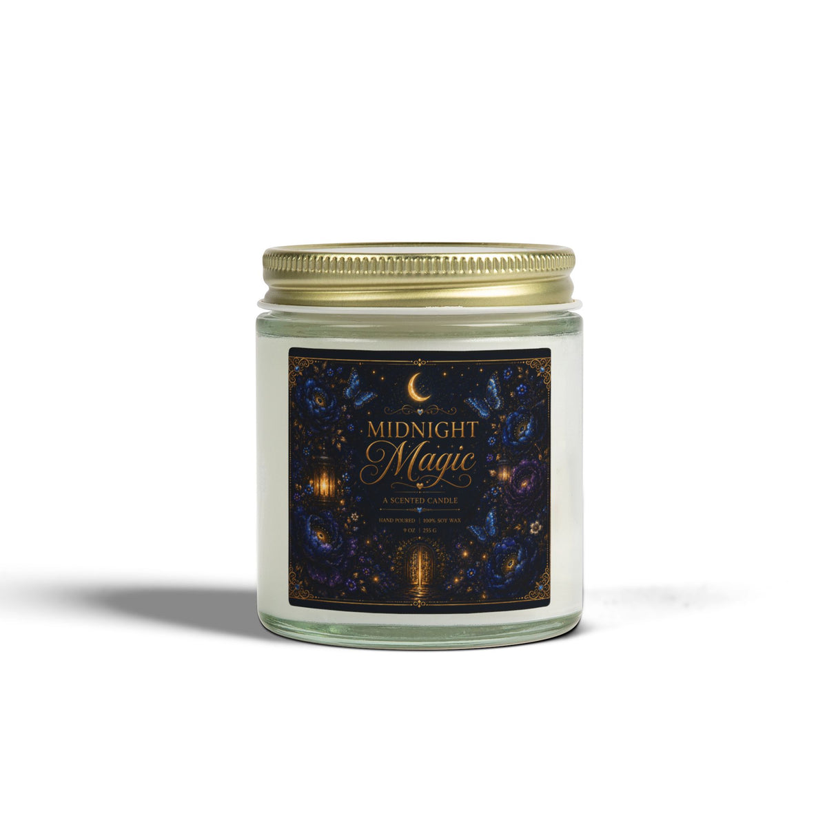Midnight Magic Coconut Apricot Candle | 4oz 9oz Soy-Blend Jar