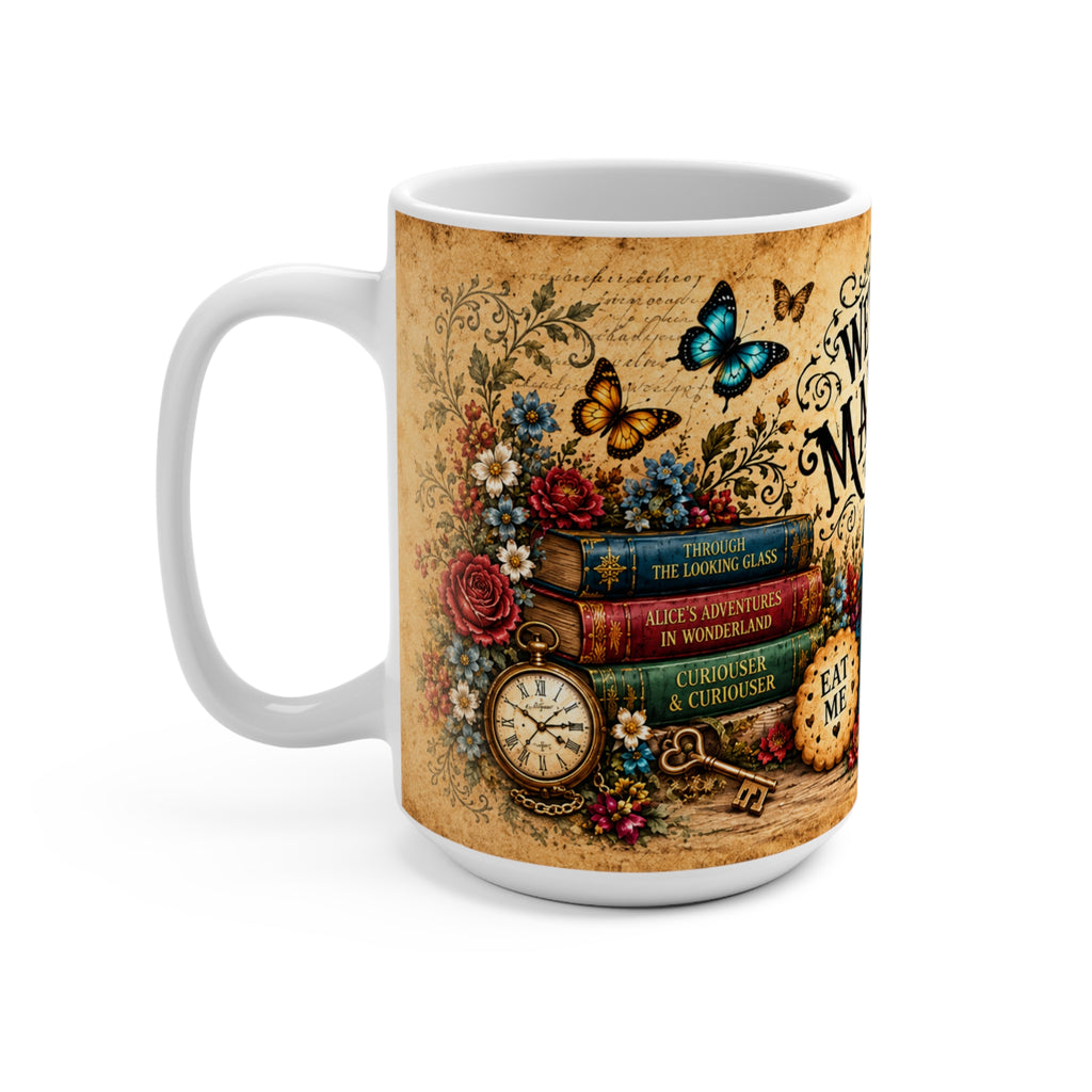 We Are All Mad Here Mug | Alice in Wonderland tea party design