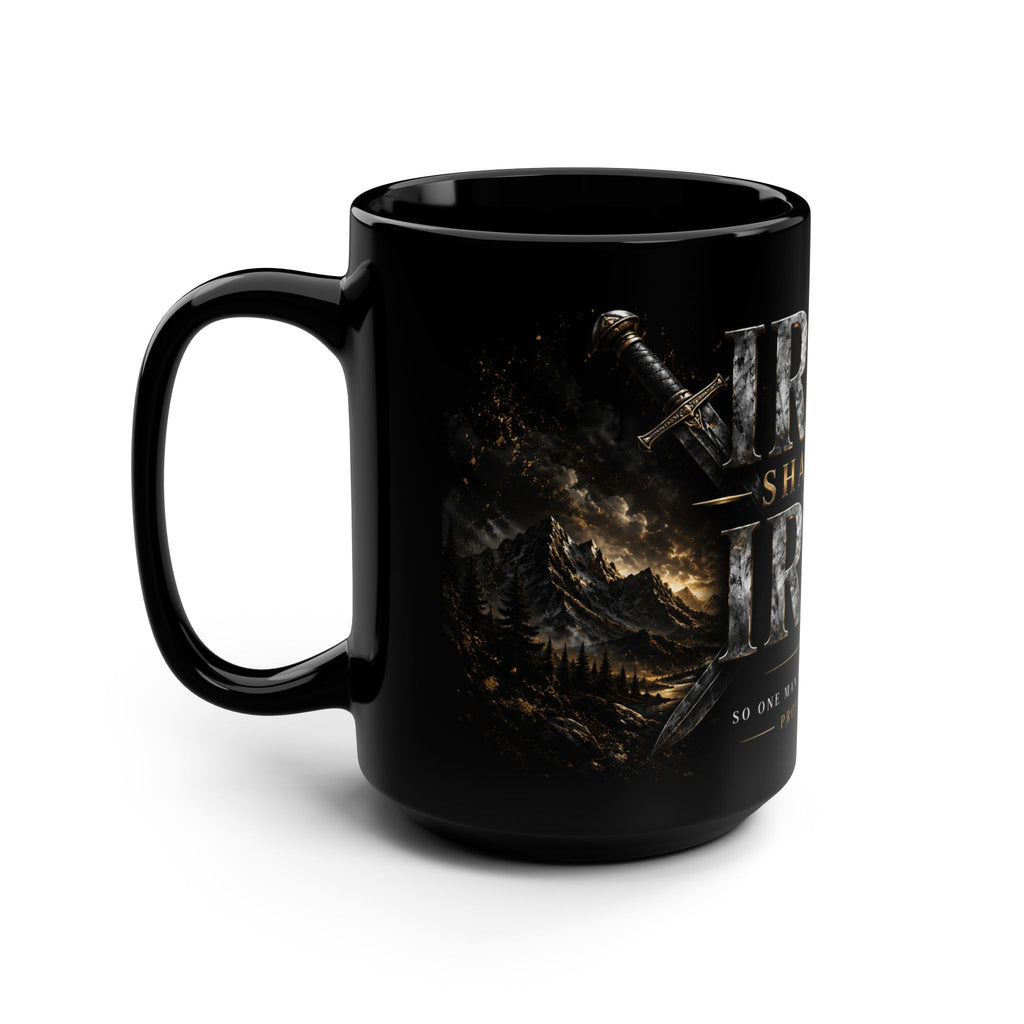 Iron Sharpens Iron Mug | Proverbs 27:17 Scripture Coffee Cup