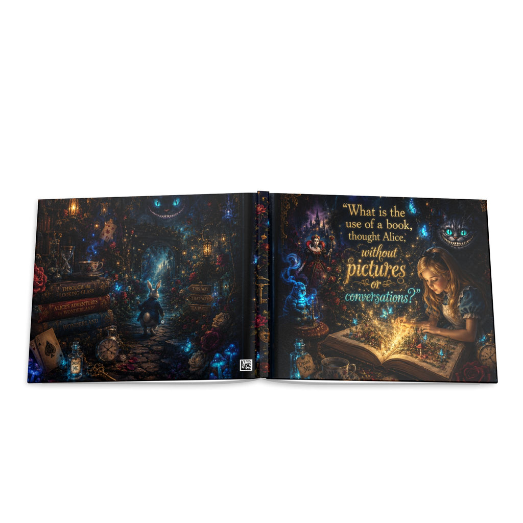 Alice in Wonderland illustration Hardcover Photo Book | fantasy storybook art