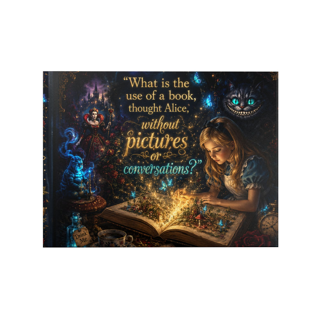 Alice in Wonderland illustration Hardcover Photo Book | fantasy storybook art