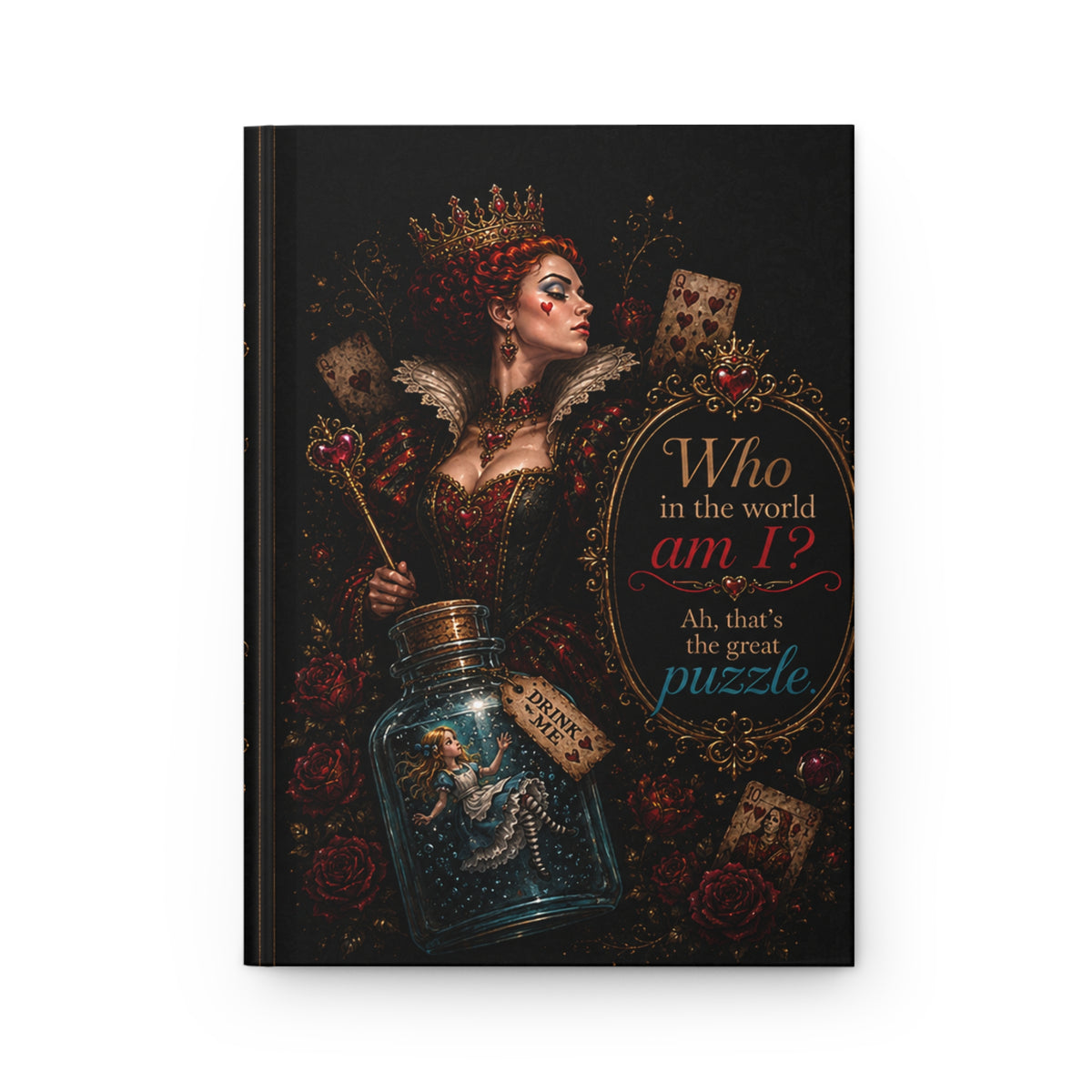 Alice in Wonderland Queen of Hearts Journal | Hardcover Matte