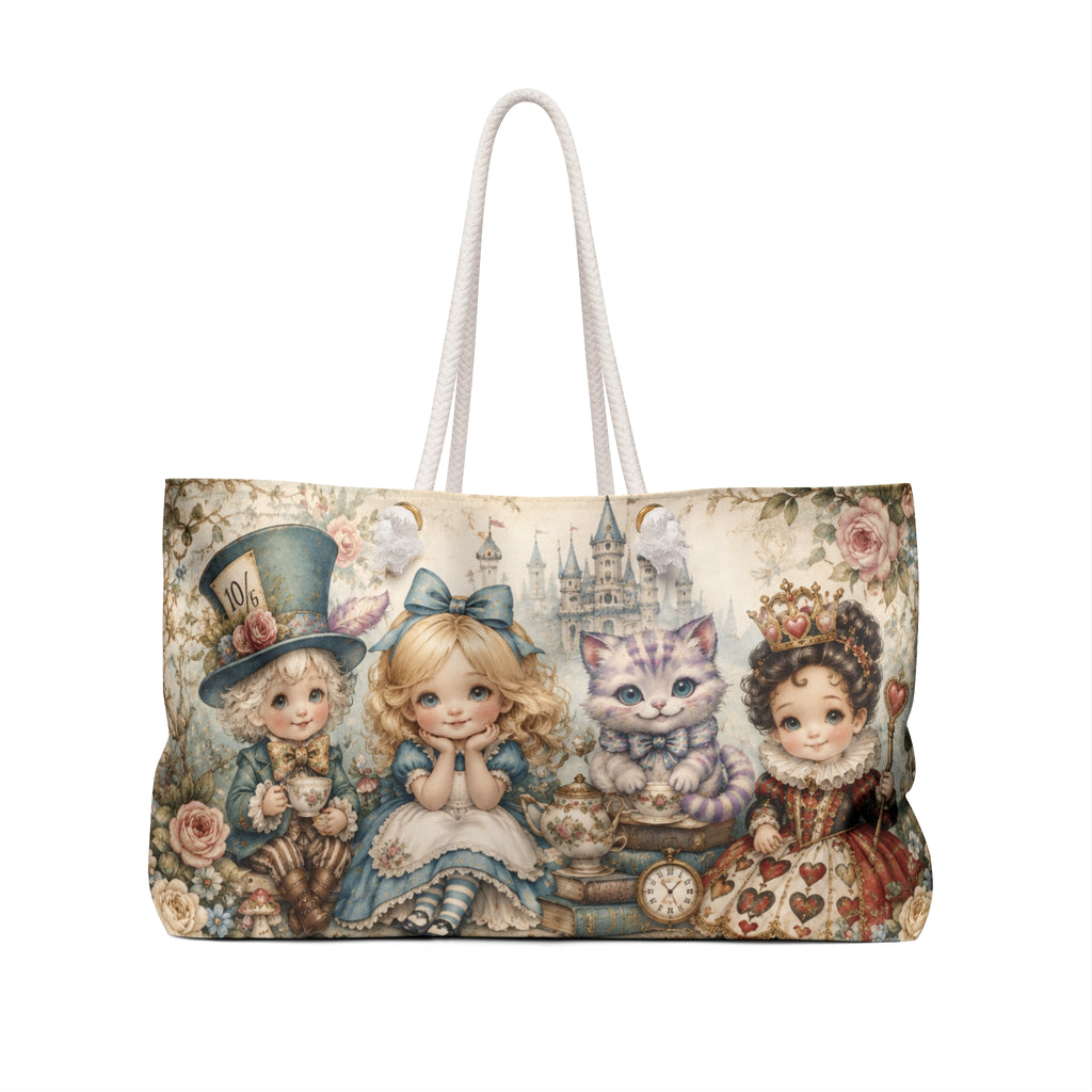 Little Wonderland Weekender Bag | vintage storybook illustration