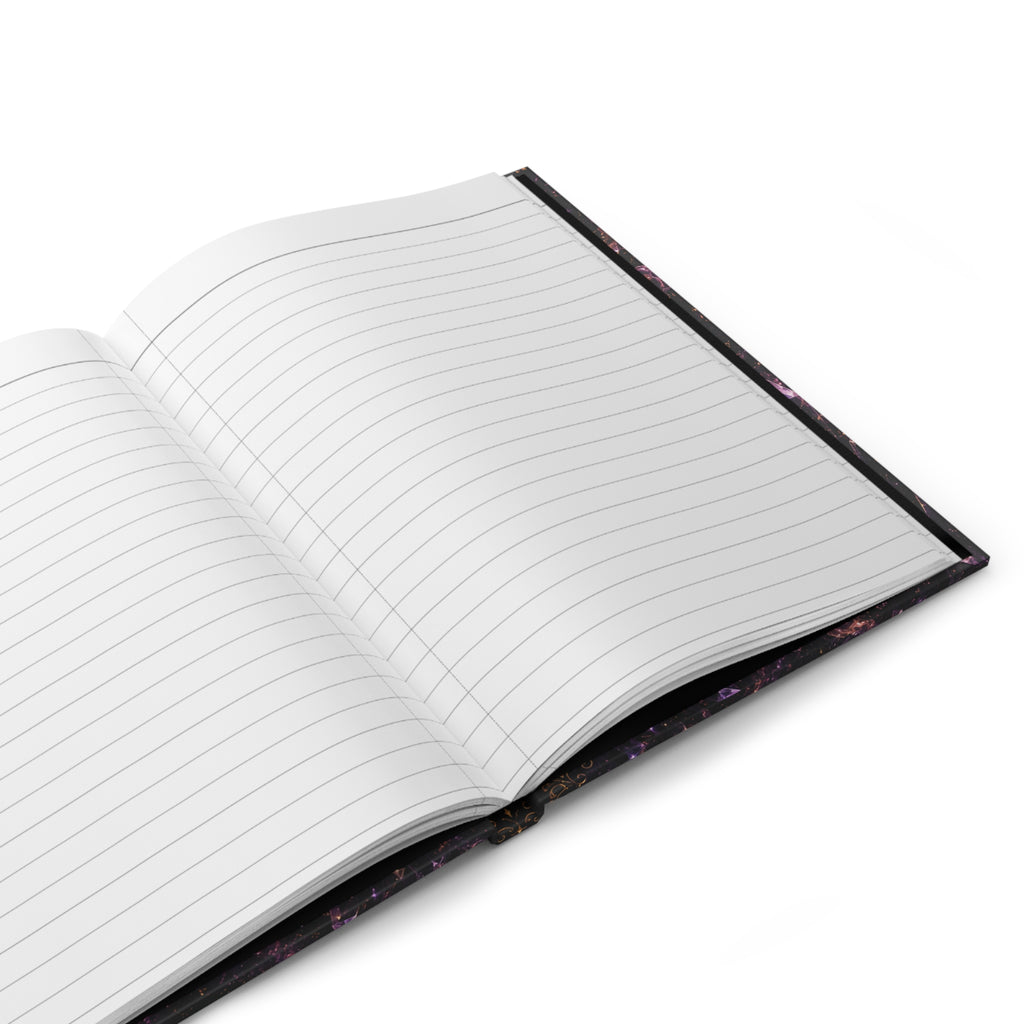 Midweek Meltdown Hardcover Journal | Matte celestial moon notebook