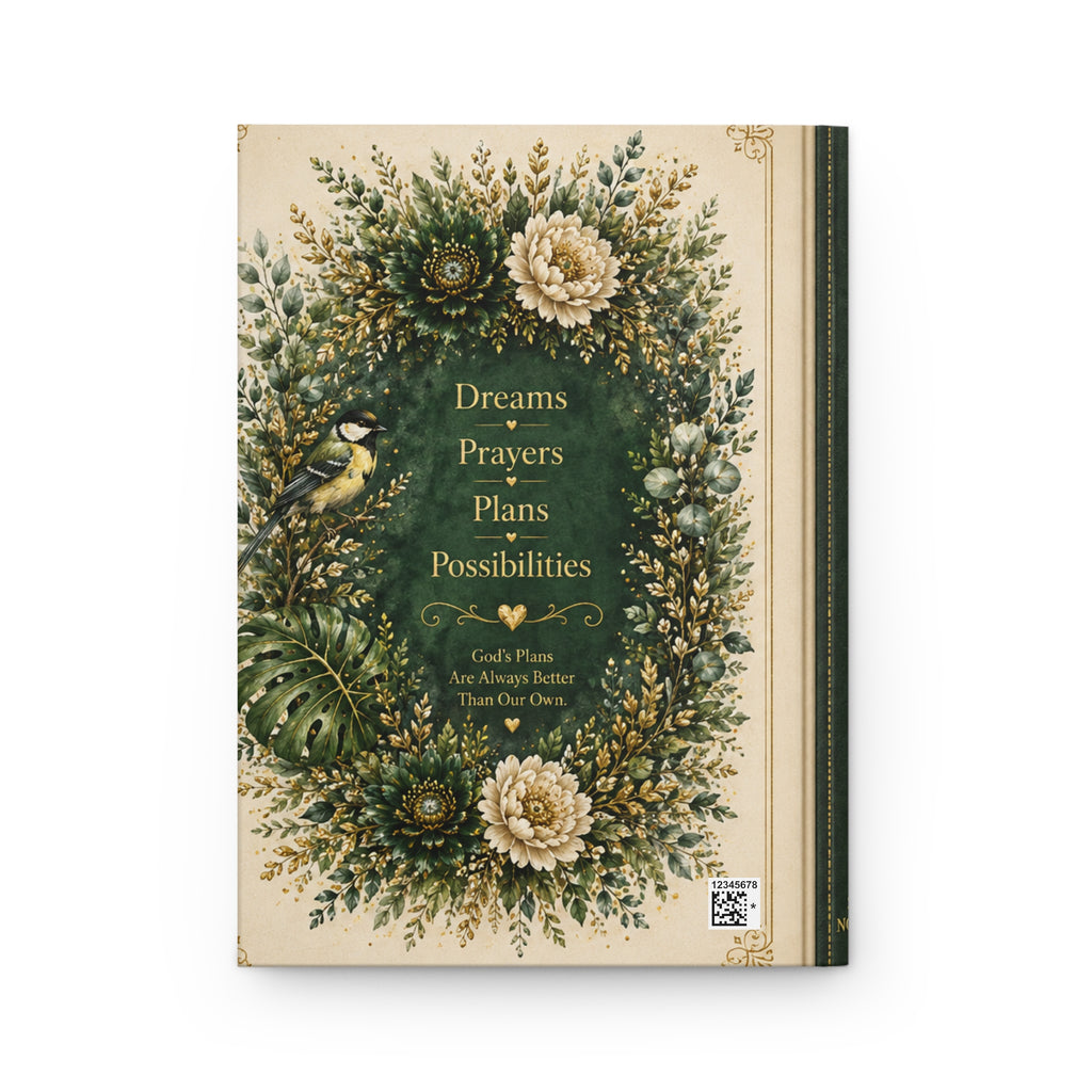 May You Always Find Room to Grow Hardcover Journal | Floral Botanical Inspirational