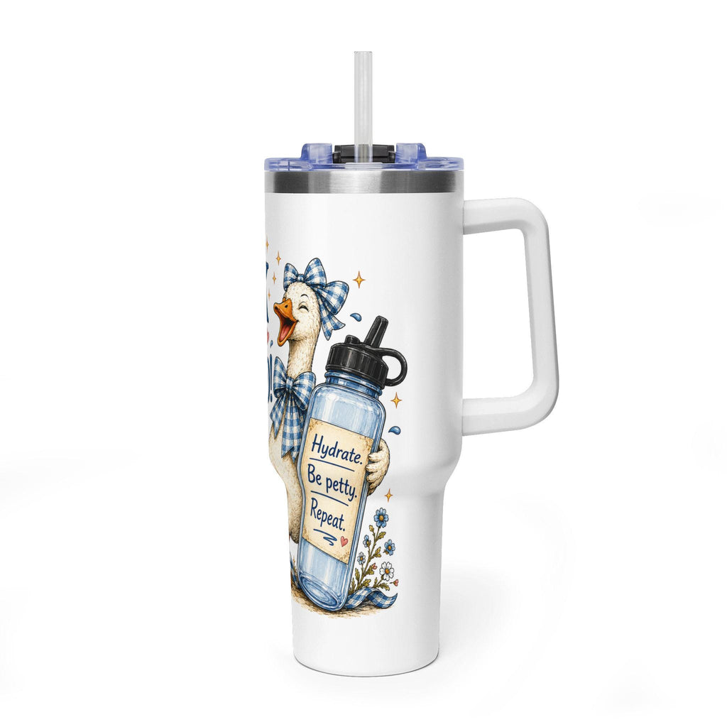 Honk if Youre Hydrated Goose 40oz Tumbler | Funny Farm Animal Drinkware