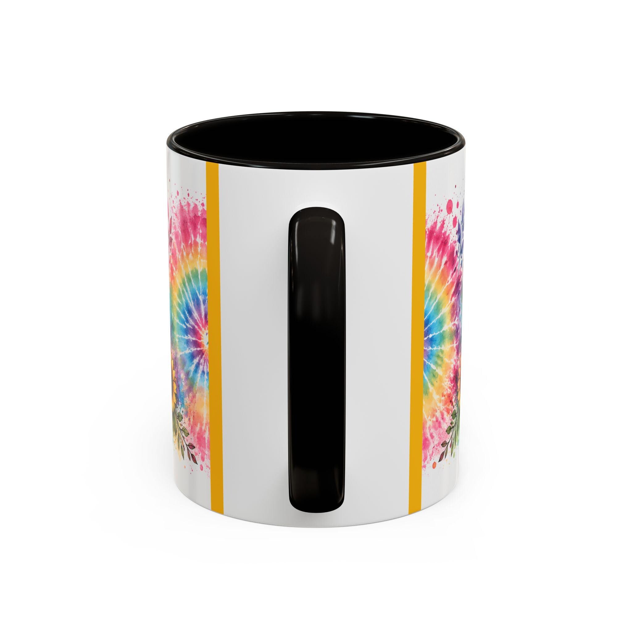 Sober AF mug | Tie Dye Sunflower Recovery Coffee Cup