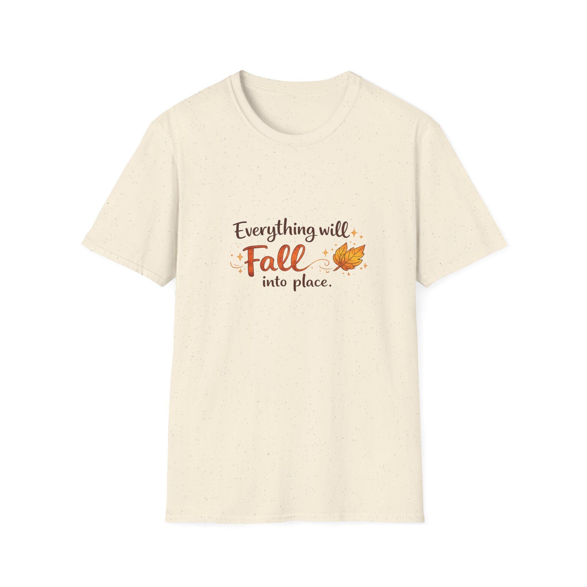 Things Will Fall Into Place shirt | Fall leaf script tee