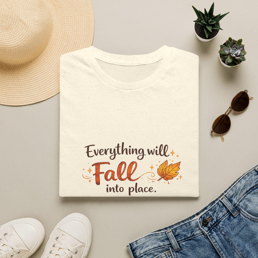 Things Will Fall Into Place shirt | Fall leaf script tee