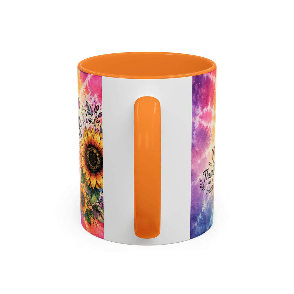 We Can Do Hard Things mug | sunflower tie-dye scripture coffee cup