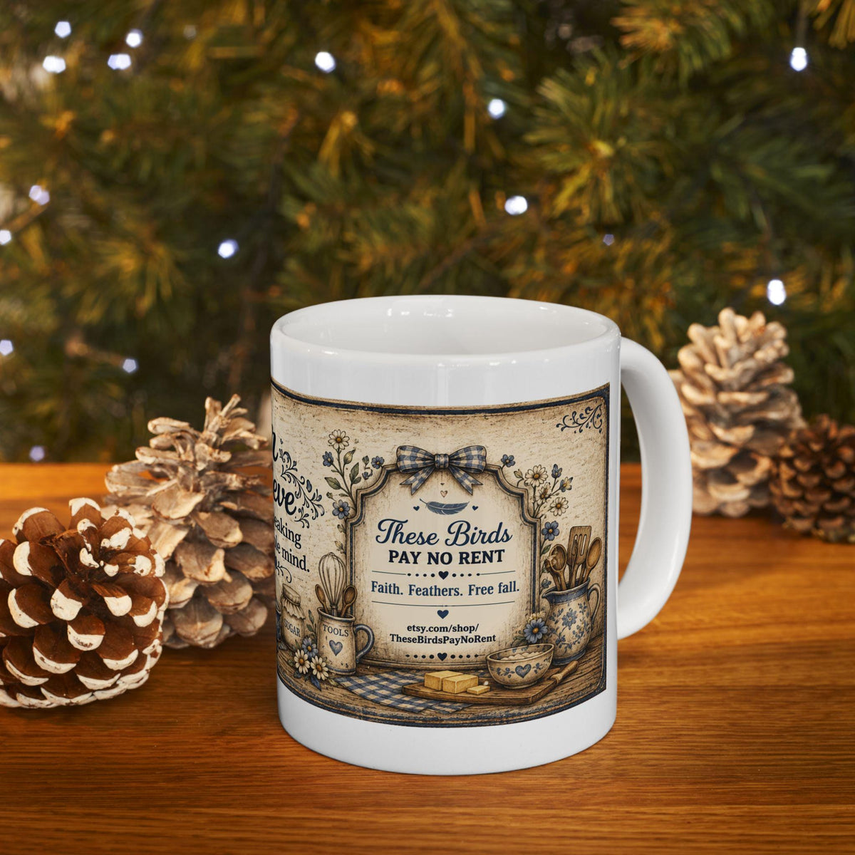 Butter Believe Duck Kitchen Mug | Ceramic Coffee Cup