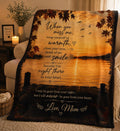 When You Miss Me Wrap Yourself In Warmth blanket | Velveteen Plush Blanket