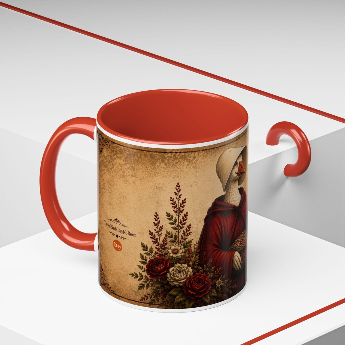 Blessed Be the Fruit Loops Goose Mug | Accent Coffee Mug