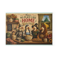 No Place Like Home Cooked Meals Ducks Kitchen Glass Cutting Board | Farmhouse Decor