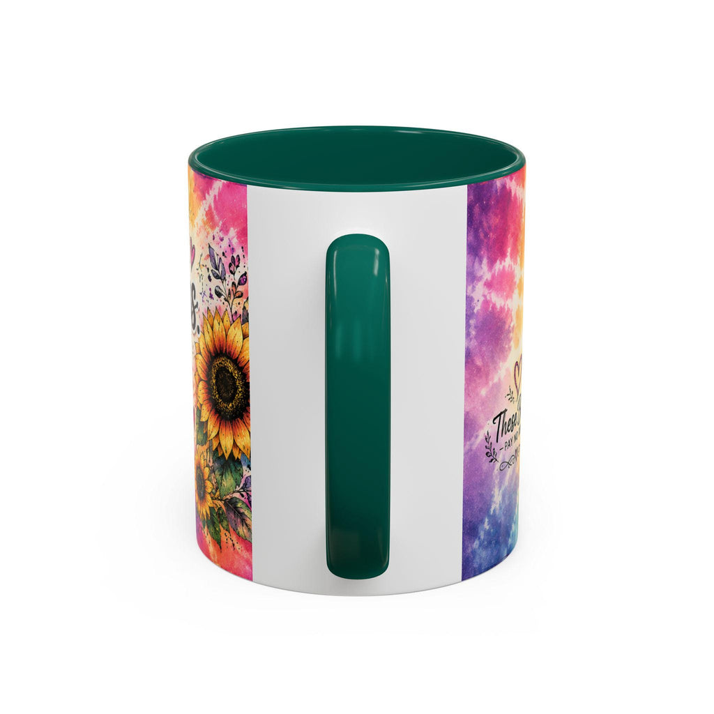 We Can Do Hard Things mug | sunflower tie-dye scripture coffee cup