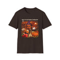 Fall Meme Face T-Shirt | Halloween Pumpkin, Witch Hat, Autumn Leaves