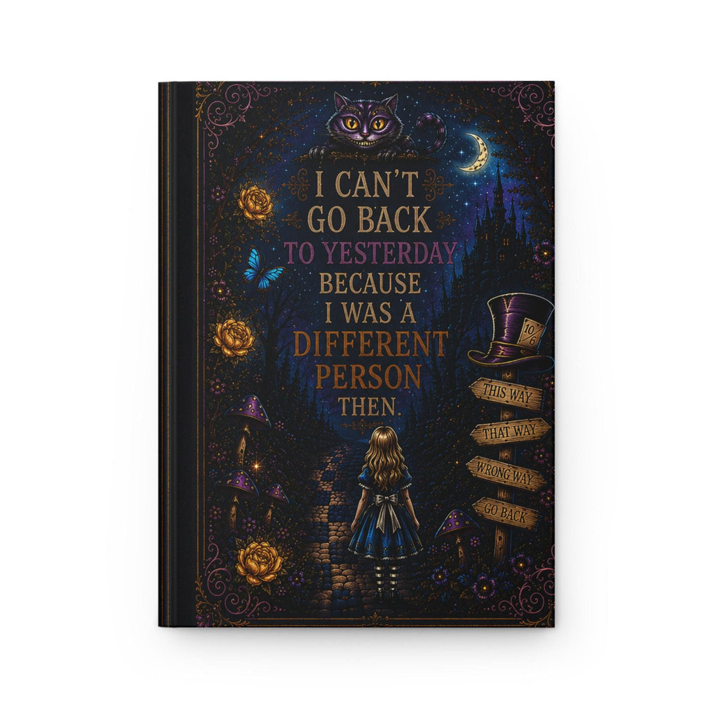 Alice in Wonderland Quote Journal | Hardcover Notebook