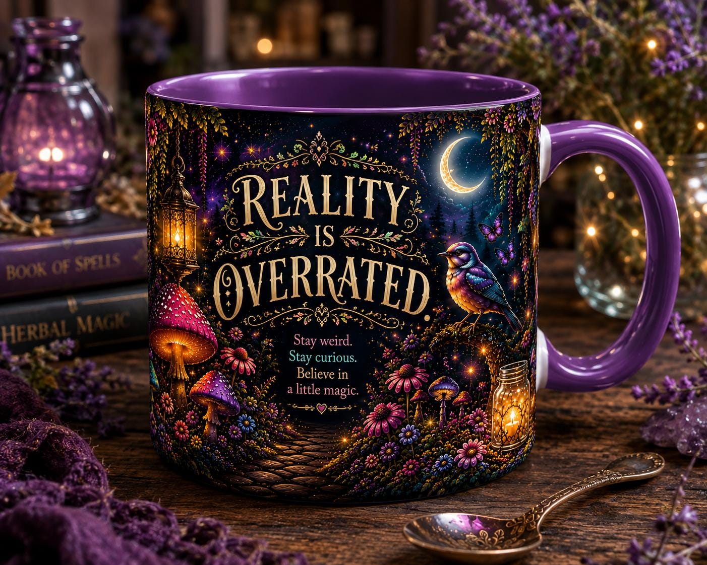 Reality Is Overrated mug | 11oz or 15oz accent coffee mug